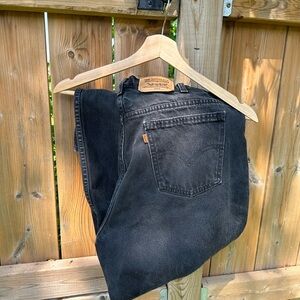 Orange tag Levi’s black Jeans 38x30